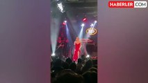 İrem Derici, konserde sevgilisine yaklaşan kadını uyardı
