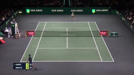 Rotterdam - Monfils craque face à Sinner