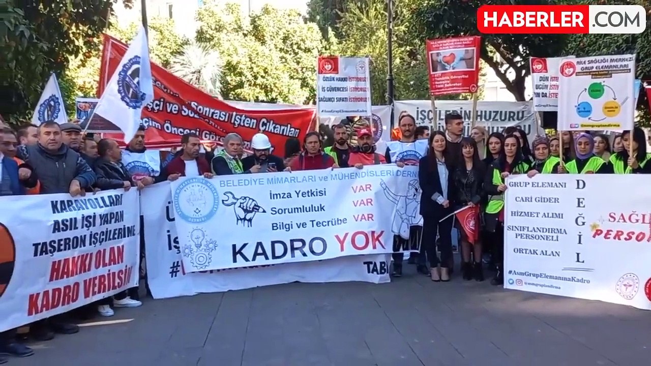 Belediyelerde çalışan mimar ve mühendisler: Hükümetten kadro bekliyoruz