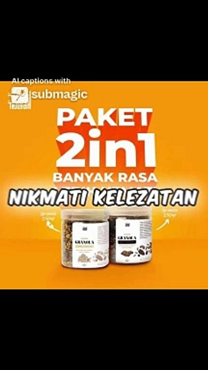 Nikmati kelezatan dan kesehatan dalam satu paket dengan special bundling 2 in 1!  Sereal sehat kaya serat!