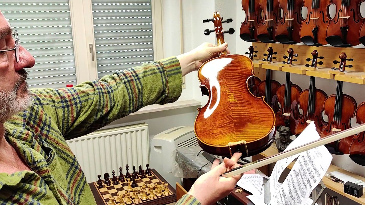 Beispielvideo Meisterkopie Violine Geige Guarneri 'Lord Wilton' A-Qualiät Nr.1