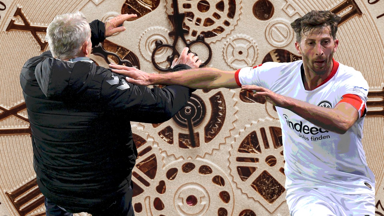 Als Abraham Streich in der Coaching-Zone umcheckte