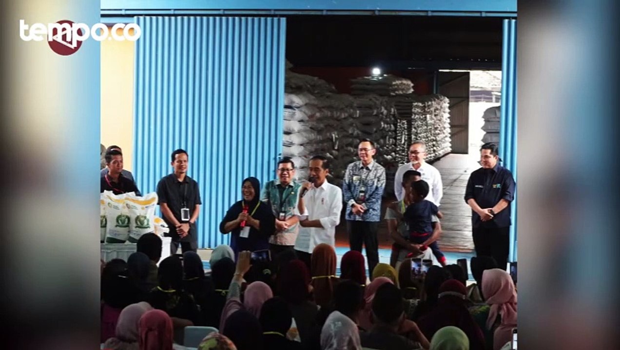 Jokowi Pastikan Stok Beras Aman Jelang Ramadhan