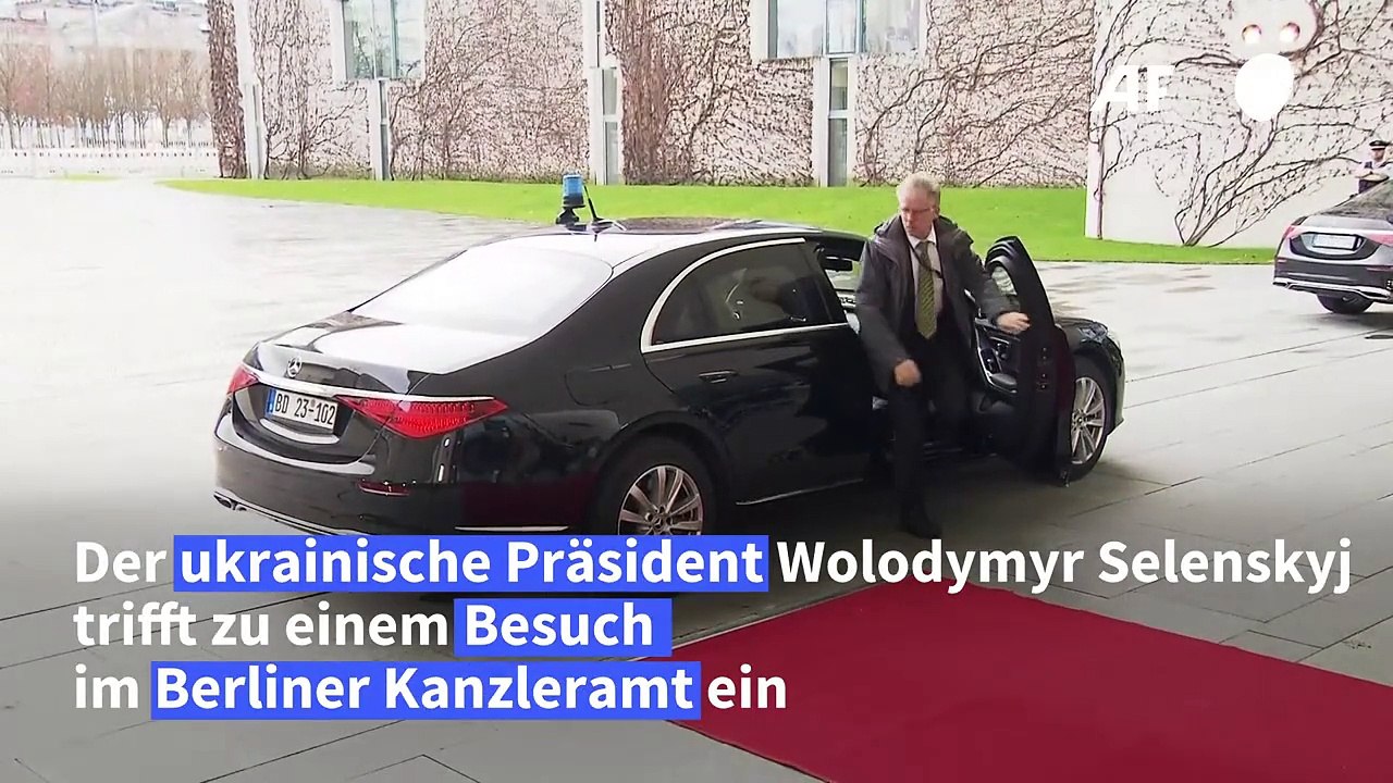 Ukrainischer Präsident Selenskyj in Berlin