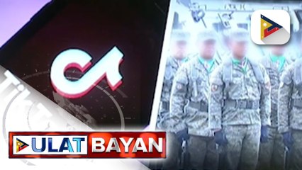 Mga tauhan ng militar, pinagbawalan gumamit ng TikTok