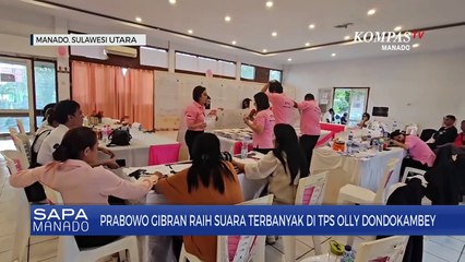 Pasangan Prabowo-Gibran Raih Suara Terbanyak Di TPS Olly Dondokambey