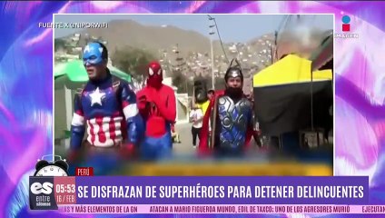 Se disfrazan de superhéroes para detener a delincuentes