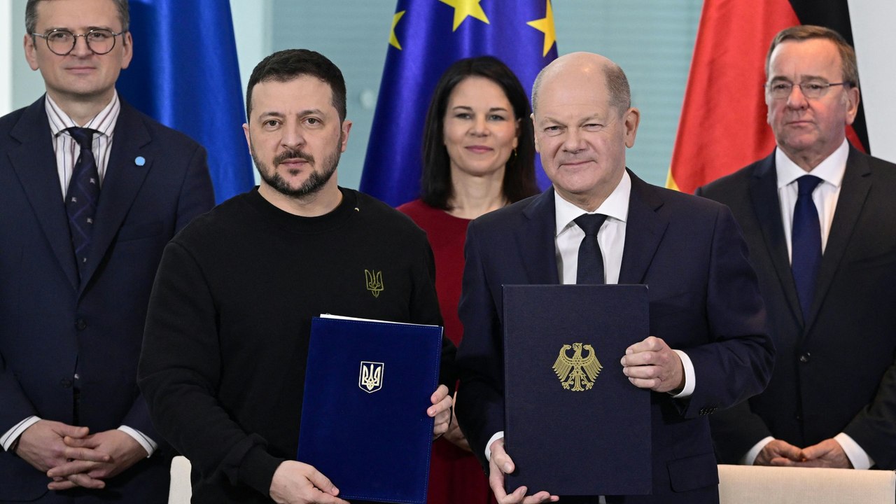 Deutschland und Ukraine schließen Sicherheitsvereinbarung
