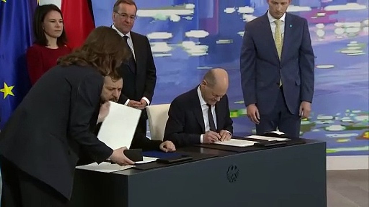 Deutschland und Ukraine schließen Sicherheitsvereinbarung