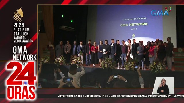 GMA Network, itinanghal na TV Station of the Year ng Trinity University of Asia; 24 Oras ang Best TV News Program | 24 Oras