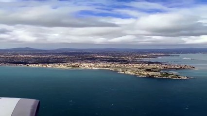 Fly Over & Landing In Corfu