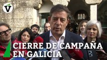 Cierre de campaña en Galicia: Besteiro (PSOE) espera que sean las elecciones del cambio y pide 