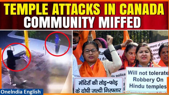 Indo-Canadian Community Expresses Frustration Over Recurring Temple Attacks| Oneindia