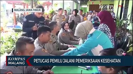 Petugas Pemilu di Kota Malang Jalani Pemeriksaan Kesehatan