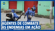 Agentes de combate às endemias na linha de frente contra à dengue