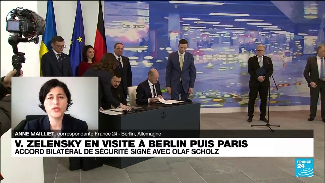 Guerre en Ukraine : Volodymyr Zelensky a signé un pacte de sécurité avec le chancelier allemand Olaf Scholz