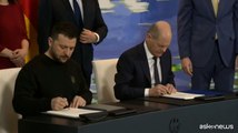 Germania-Ucraina, Scholz e Zelensky firmano accordo sulla sicurezza