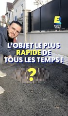 L'objet humain le plus rapide de tous les temps !