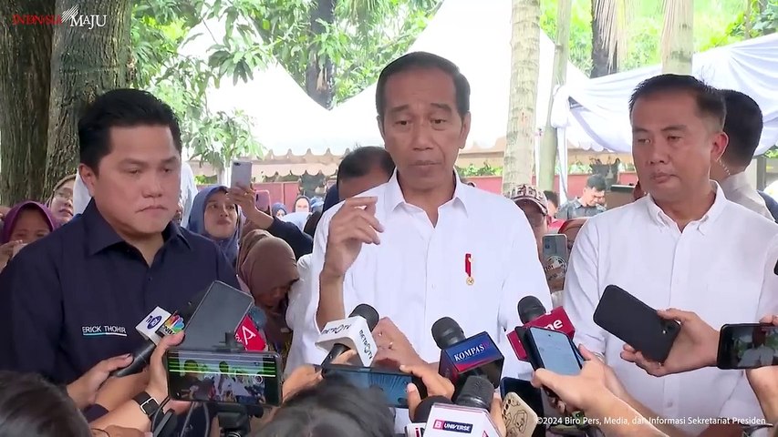 Keterangan Pers Presiden Jokowi, Bekasi, 16 Februari 2024