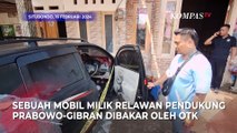 Mobil Relawan Prabowo-Gibran Dibakar Orang Tak Dikenal