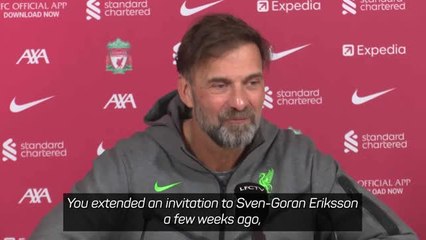 'A legend coaching legends' - Klopp thrilled for Sven