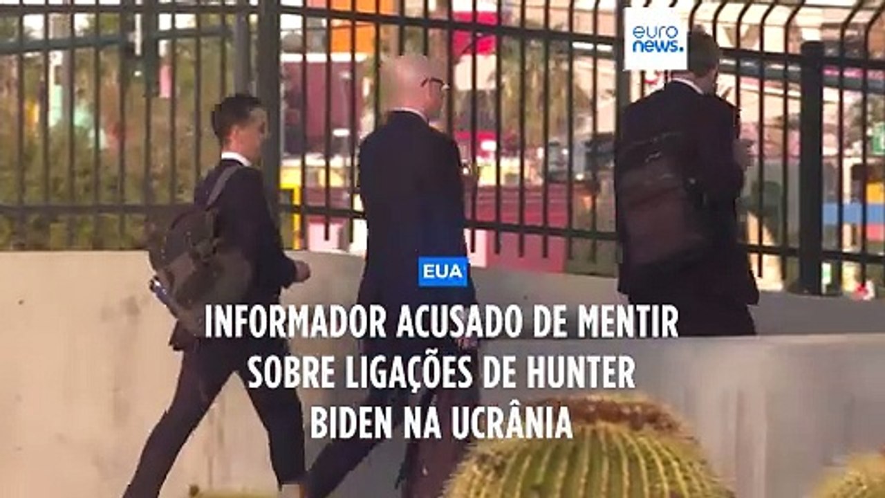 Antigo informador do FBI acusado de mentir sobre ligações de Joe e Hunter Biden à Ucrânia