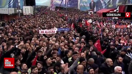 Cumhurbaşkanı Erdoğan'ın Giresun mitingi