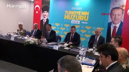 İçişleri Bakanı Ali Yerlikaya, Kilis'te güvenlik toplantısına katıldı