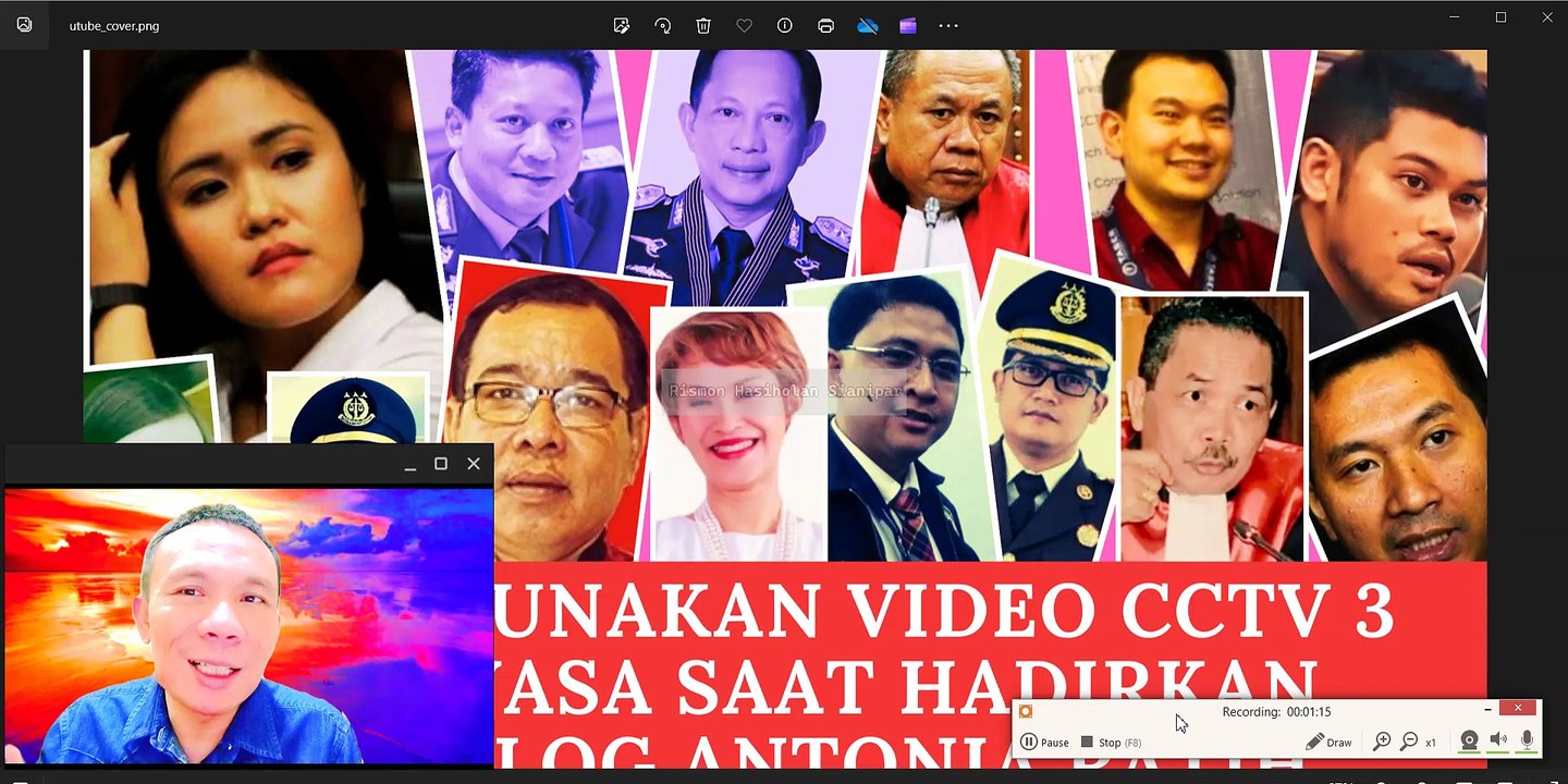 BUKTI 30: Video CCTV 3 Rekayasa disajikan Jaksa ketika Psikolog Antonia Ratih Anjayani dihadirkan