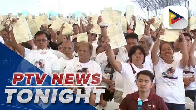 PBBM leads distribution of CLOAs to thousands of beneficiaries in CARAGA