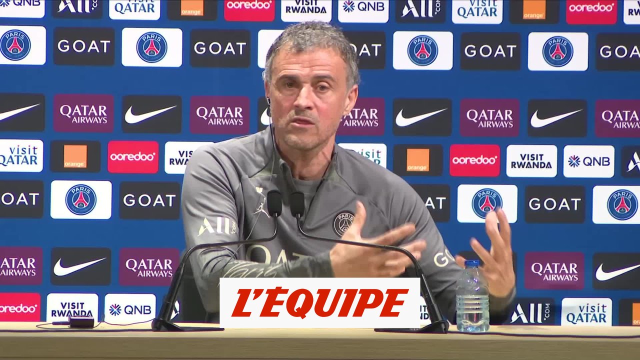 Enrique : «La Real Sociedad a été meilleure sur la première période» - Foot - C1 - PSG