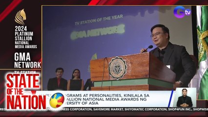 Kapuso programs at personalities, kinilala sa Platinum Stallion National Media Awards ng Trinity University of Asia | SONA
