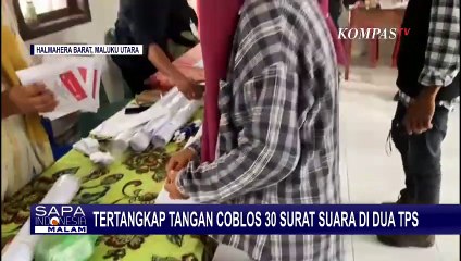 Download Video: Curang, Warga Halmahera Barat Tertangkap Tangan Coblos 30 Surat Suara di Dua TPS