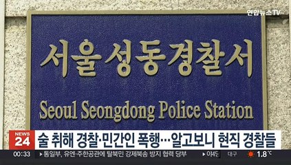 술 취해 경찰·민간인 폭행…알고보니 현직 경찰들