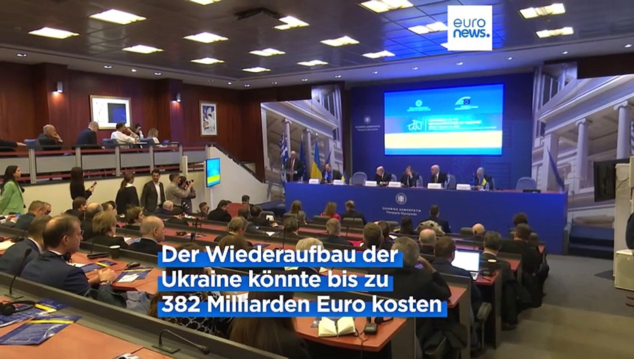 Konferenz in Athen: Wiederaufbau der Ukraine wird Großprojekt