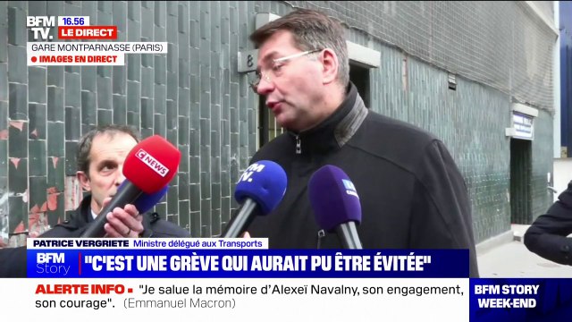 SNCF: C'est une grève qui aurait pu être évitée affirme Patrice Vergriete, ministre délégué aux Transports