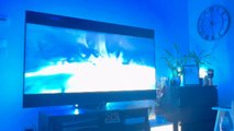 LED enthusiast skillfully makes his living room a part of the Harry Potter universe