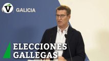 Feijóo en el último día de campaña electoral: 