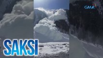 Bahagi ng nagyeyelong bundok sa India, gumuho | Saksi