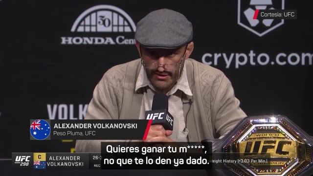 Volkanovski monta el show con Topuria antes de su duelo