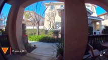 Ring Camera Captures Kid's Valentine's Day Balloon Flies Away | Doorbell Camera Video