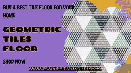 geometric tiles floor for your home