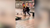New York subway performer smacked in head with metal bottle while busking in violent attack