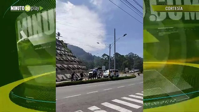 Movilidad lenta! Reportan accidente de tránsito en la variante Caldas