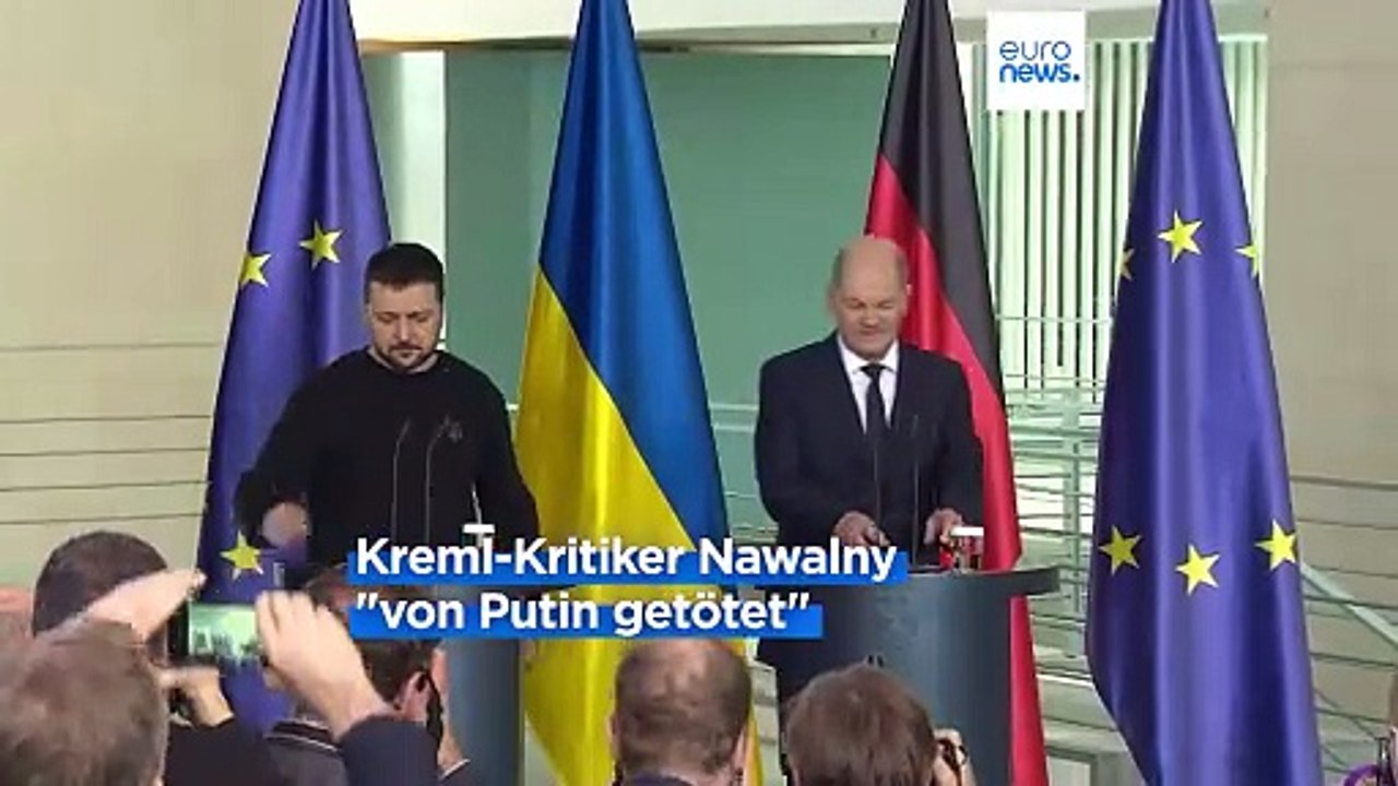 Krieg in der Ukraine: Was Selenskyj in Berlin über Putin sagt