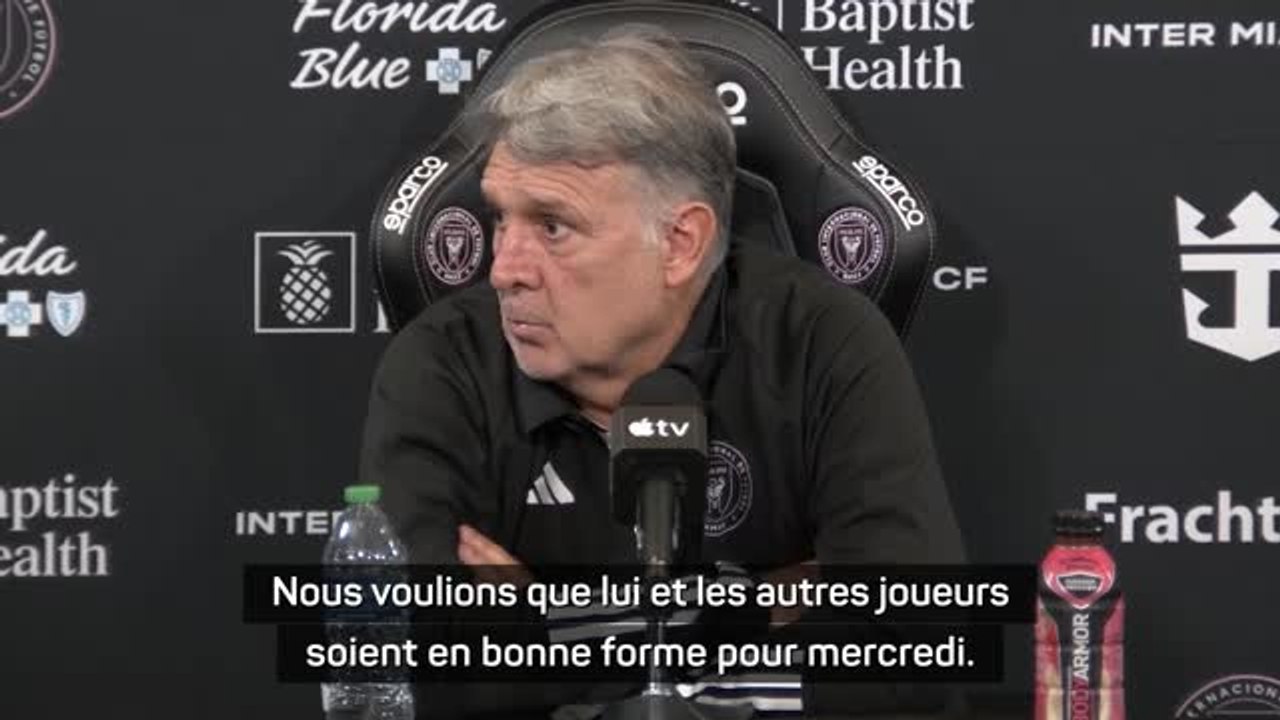 Inter Miami - Martino donne les dernières nouvelles sur l'état physique de Messi