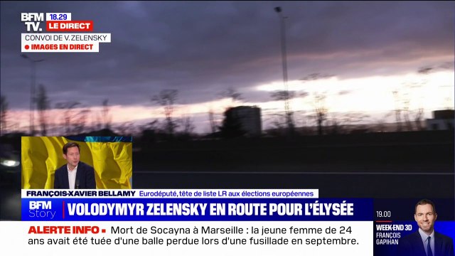 Volodymyr Zelensky reçu à l'Élysée: Malgré toutes les déclarations de nos gouvernements européens, nos pays ne sont pas rentrés dans une économie de guerre , déplore François-Xavier Bellamy (LR)