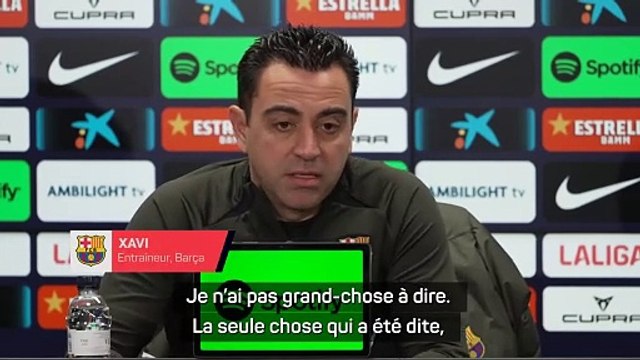 Xavi n'a pas grand-chose à dire sur Mbappé
