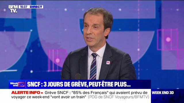 Christophe Fanichet, PDG de SNCF Voyageurs: Aujourd'hui, je suis confiant pour que tous les TGV circulent le week-end prochain