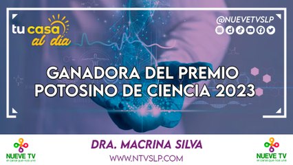 Ganadora del Premio Potosino de Ciencia 2023